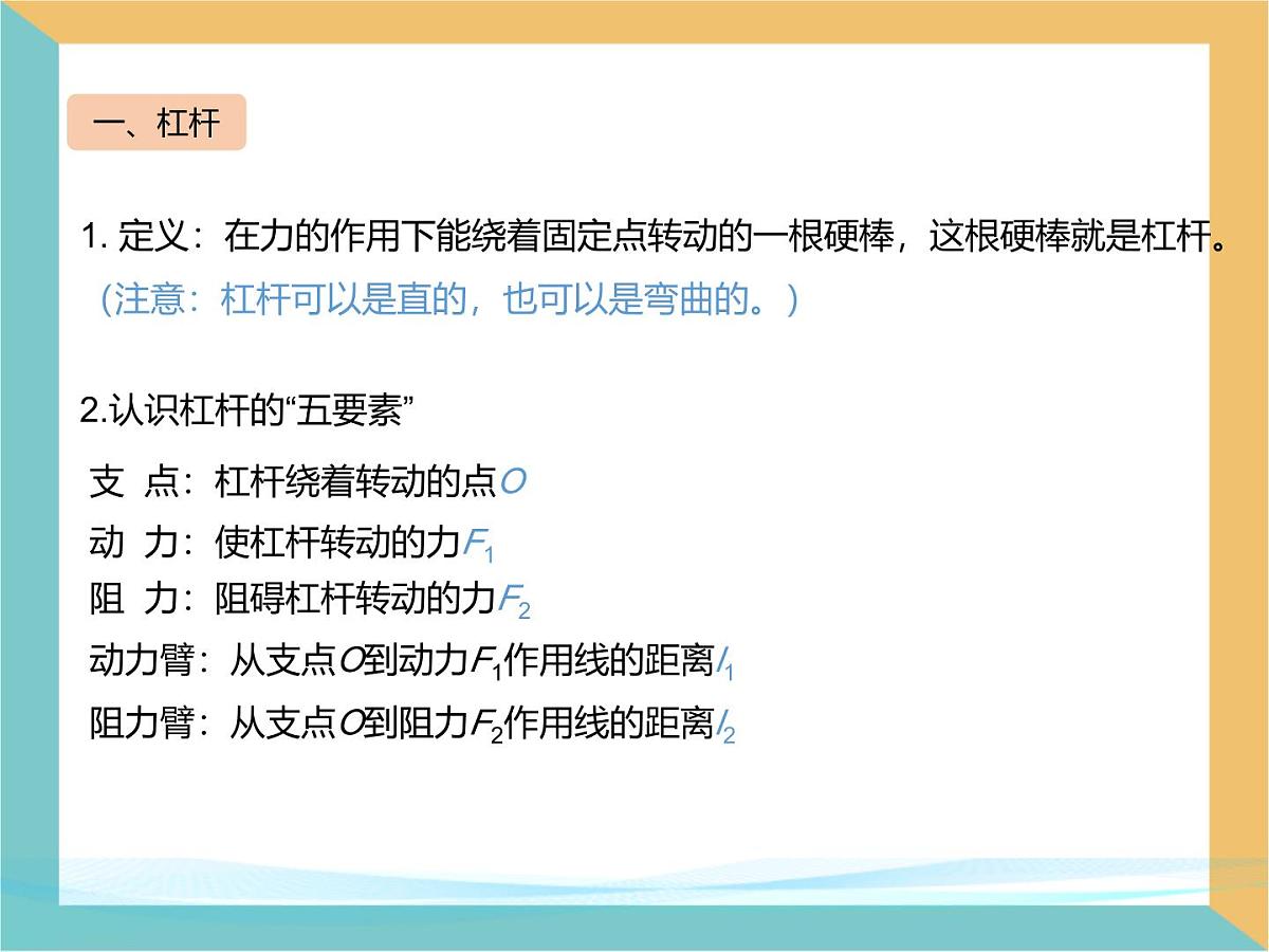 12.1 杠杆 课件 人教版(2024)物理八年级下册第3页