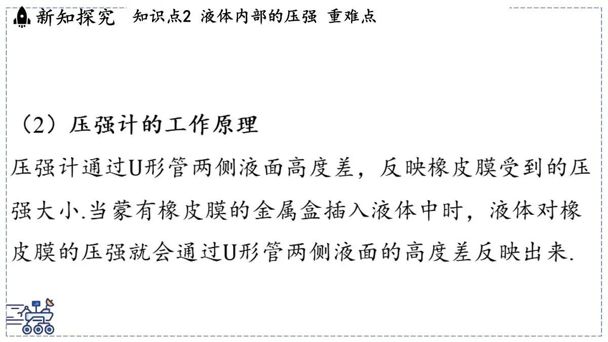 2024-2025学年苏科版物理八年级下册 9.2 液体的压强 课件第7页