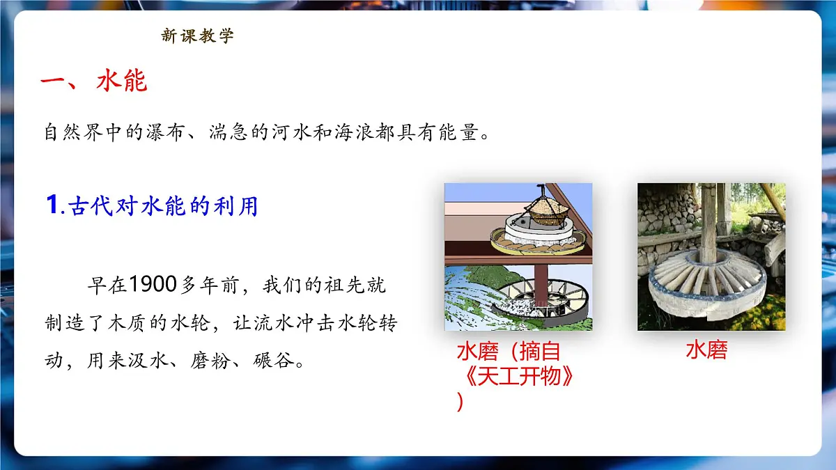 【新教材】教科版12.3《水能和风能》精品课件(共16张)第5页