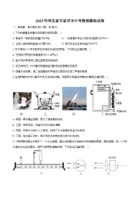 2025年河北省石家庄市中考物理模拟试卷