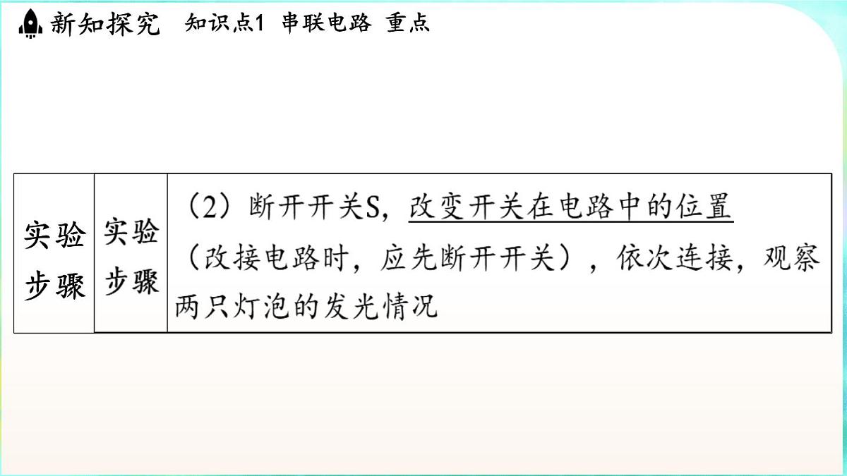 教科版(2024)物理九年级全一册 3.3 电路的连接(课件)第6页
