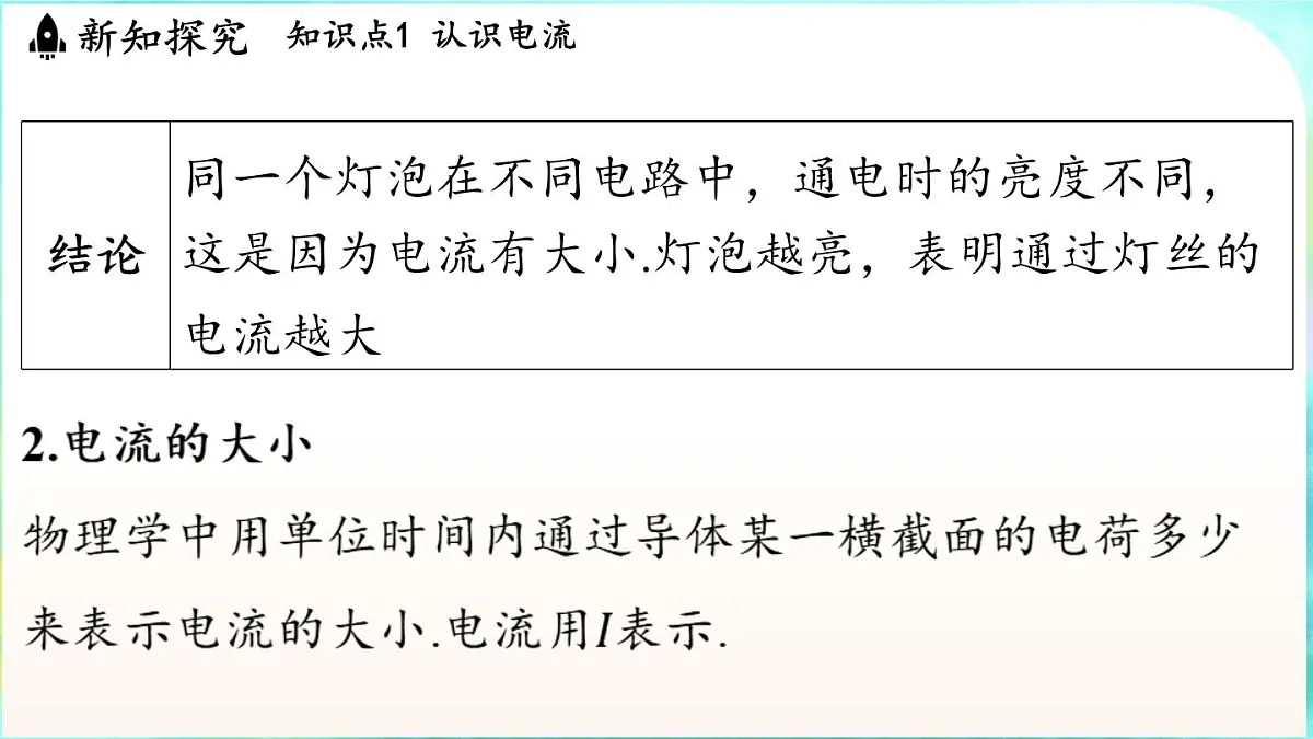 教科版(2024)物理九年级全一册 4.1 电流(课件)第4页