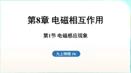 教科版（2024）物理九年级全一册 8.1 电磁感应现象（課件）