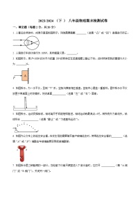 阜阳市临泉县2023-2024学年八年级下学期期末考试物理试题
