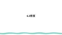 人教版物理（2024）八年級上冊 6.2 密度 課件 初中