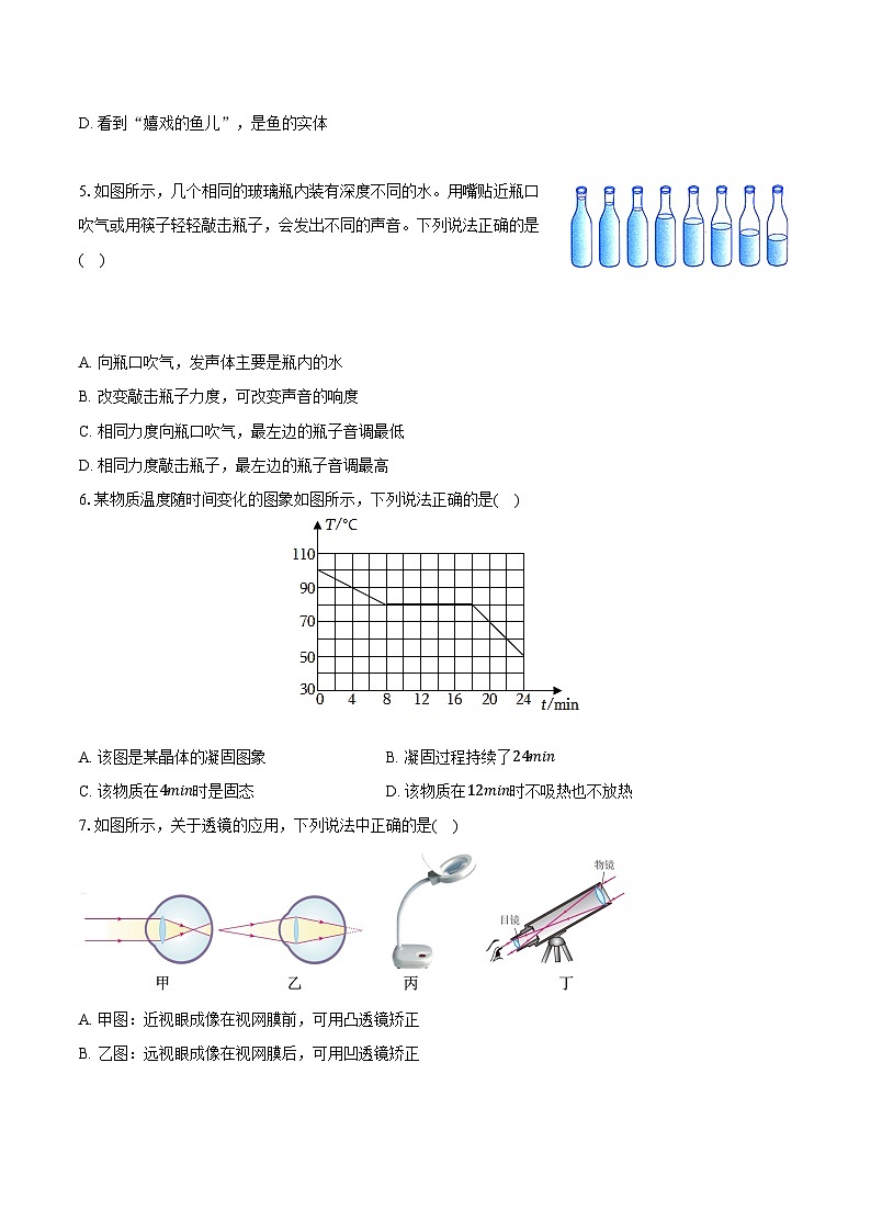 广东省佛山市南海区2024-2025学年八年级(上)期末物理试卷第2页