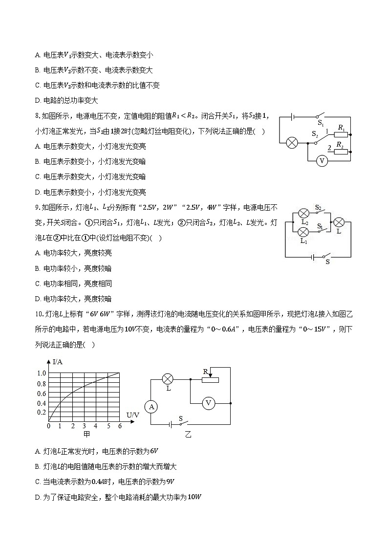 四川省绵阳市游仙区2024-2025学年九年级(上)期末物理试卷第2页