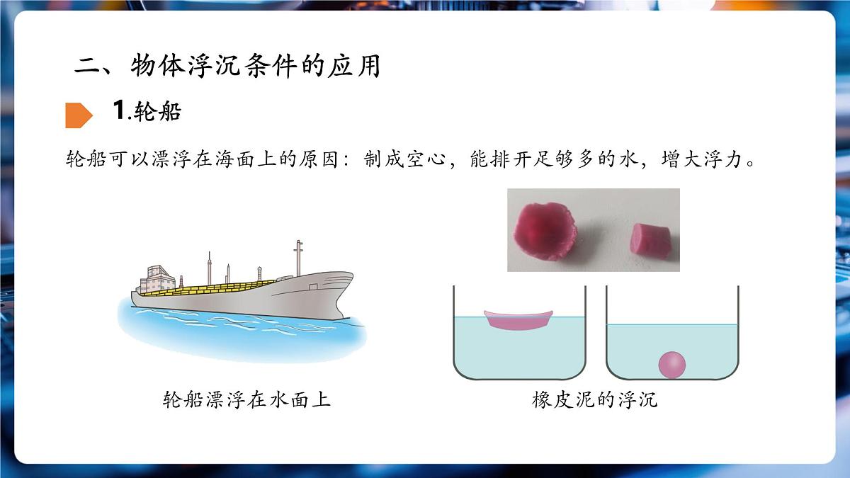 第七节物体的浮沉条件及其应用 课件第8页