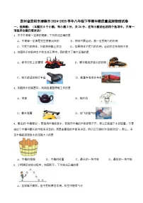 贵州省贵阳市清镇市2024-2025学年八年级下学期半期质量监测物理试卷