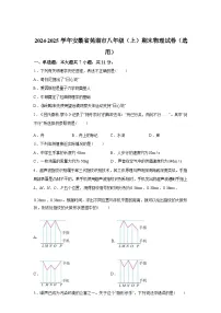 安徽省芜湖市2024_2025学年八年级上册期末考试物理试卷[有解析]