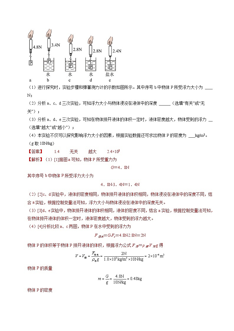 第九章 浮力 单元总结(解析版)第3页