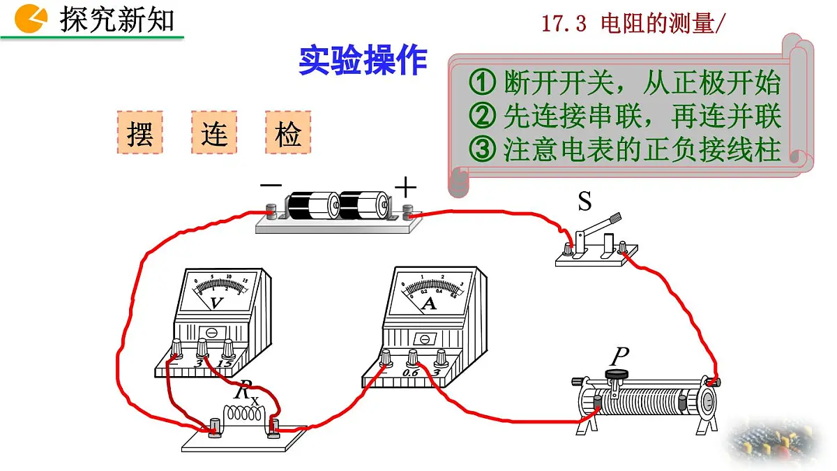 人教版物理九年级全一册17.3 电阻的测量(课件)第8页