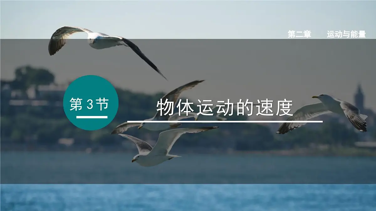 2025年秋教科版八年级物理上册 3.物体运动的速度(课件)第1页