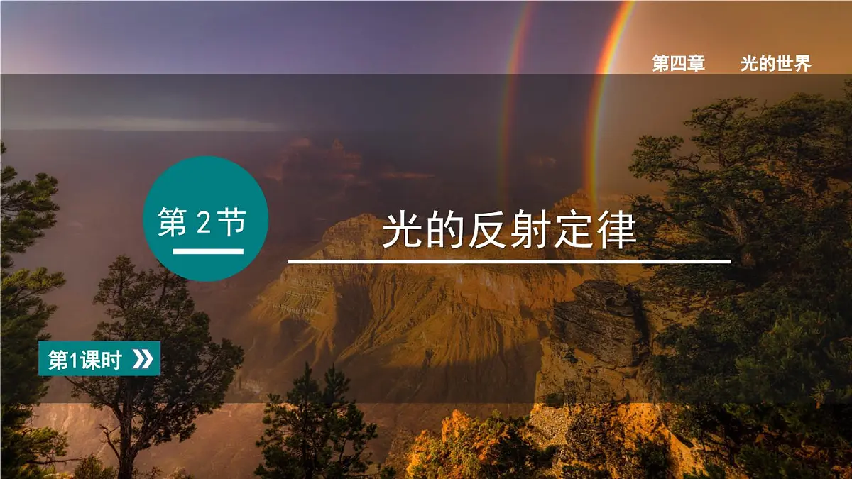 2025年秋教科版八年级物理上册 4.2.光的反射定律(第1课时)(课件)第1页
