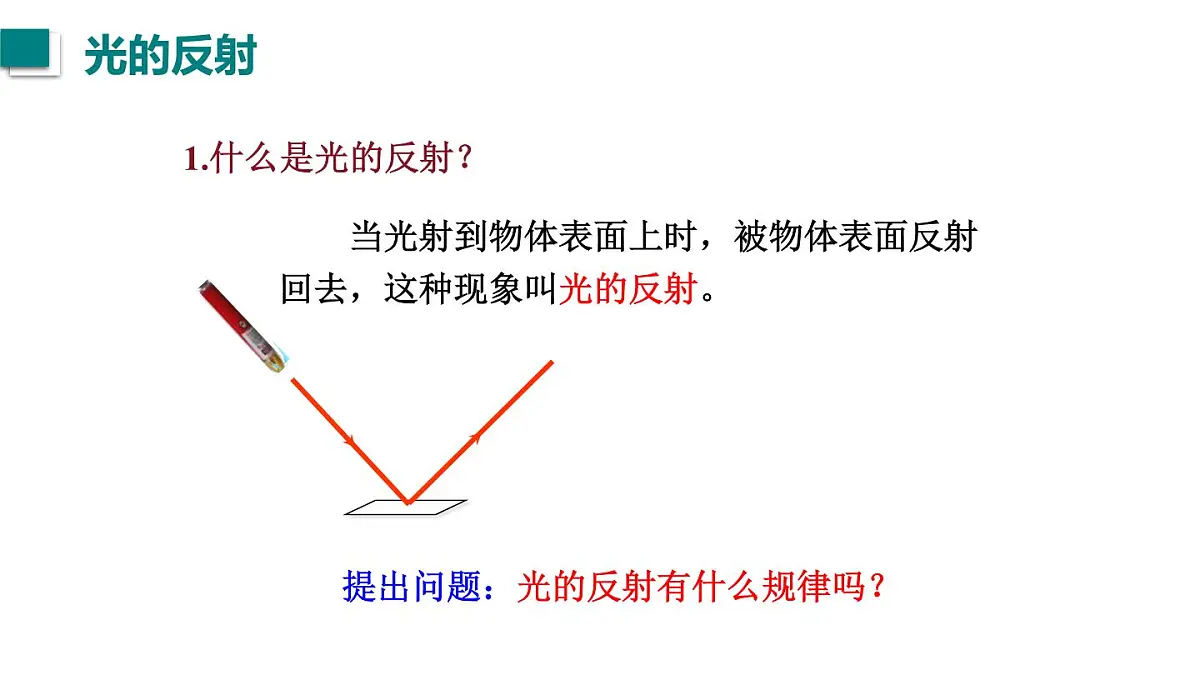 2025年秋教科版八年级物理上册 4.2.光的反射定律(第1课时)(课件)第5页