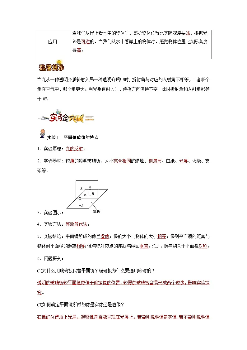 专题02: 光现象(解析版)-备战2024年中考物理精选考点专练(知识清单+基础+拔高)第3页