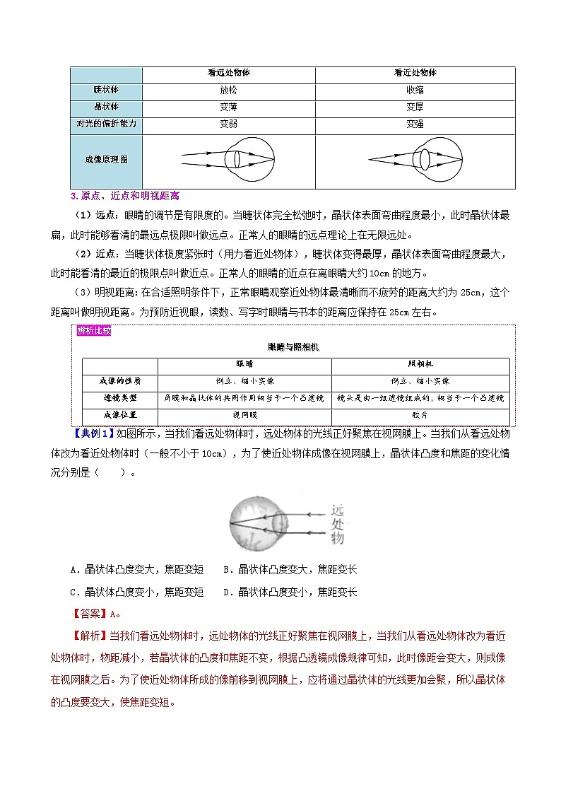 課時(shí)5.4  眼睛和眼鏡（解析版）第2頁(yè)