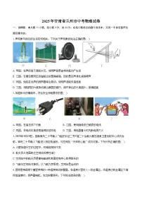2025年甘肃省兰州市中考物理试卷（含解析）