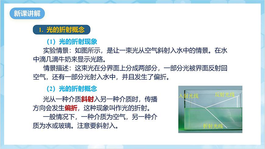 人教版（2024）物理八上4.4《 光的折射》（教學(xué)課件）第5頁(yè)