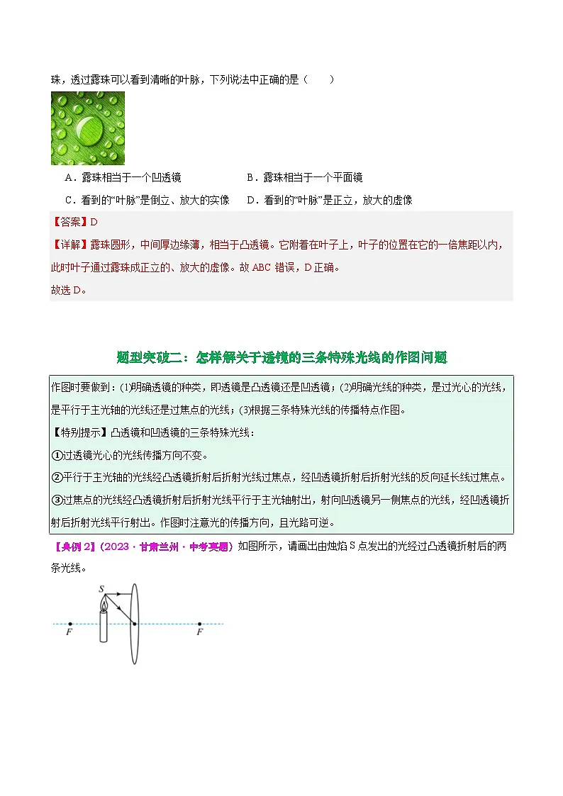 专题03 透镜及其应用(解析版)第3页