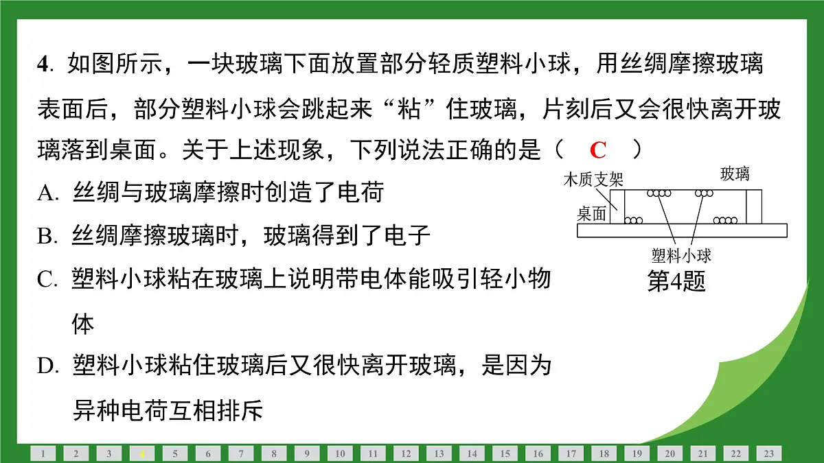 教科版物理九年级上册第3章 简单电路 检测复习课件第5页