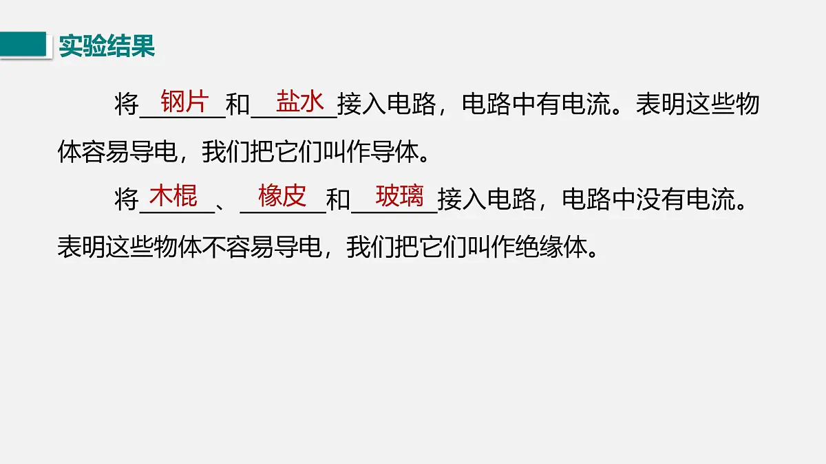 第一节 不同物质的导电性能第5页