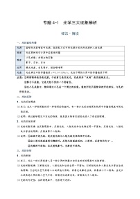 初中 物理 竞赛专区 八年级上册学案版块4 光现象 专题4-1 光学三大现象辨析(学生版)
