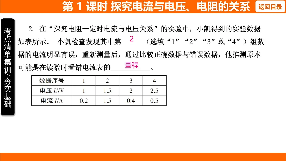 2025-2026学年度北师大版物理九年级上册12.4 欧姆定律 课件 (含答案解析)第4页