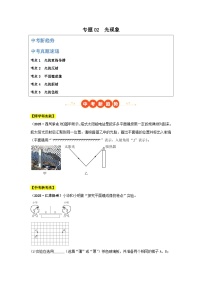 2025年中考物理真题分类汇编:专题02 光现象(全国通用)(第01期)(原卷版)