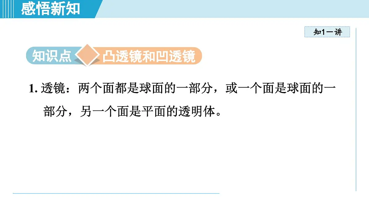 北师版八年级物理上册 第一节 透镜(第五章 透镜及其应用 学习、上课课件)第3页