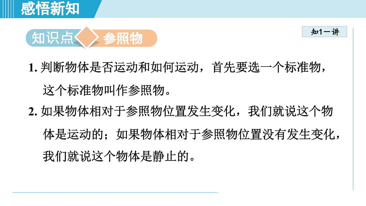 教科版八年级物理上册 2.2运动的描述(第2章 运动与能量 学习、上课课件)第3页