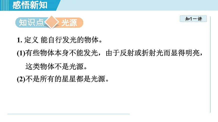 教科版八年级物理上册 4.1光的传播(第4章 光的世界 学习、上课课件)第3页