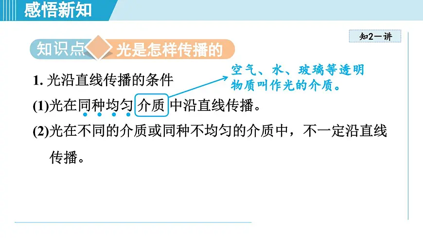 教科版八年级物理上册 4.1光的传播(第4章 光的世界 学习、上课课件)第8页