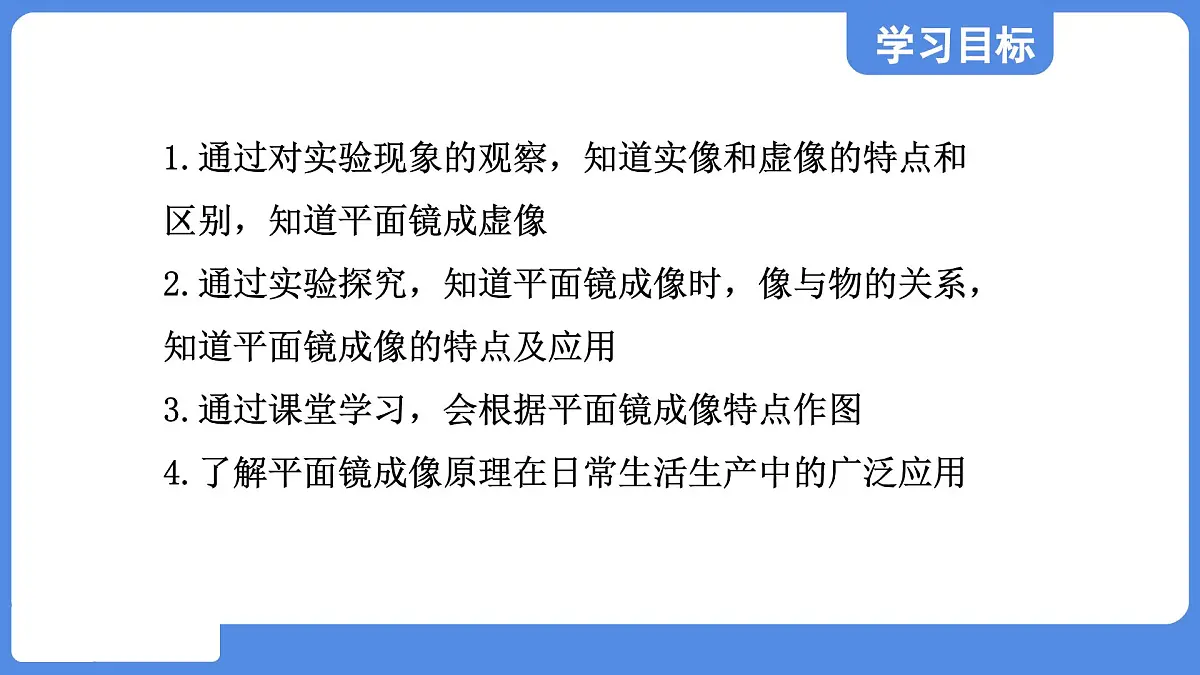 苏科版八年级物理上册 第二章 第三节 平面镜(学习、上课课件)第2页