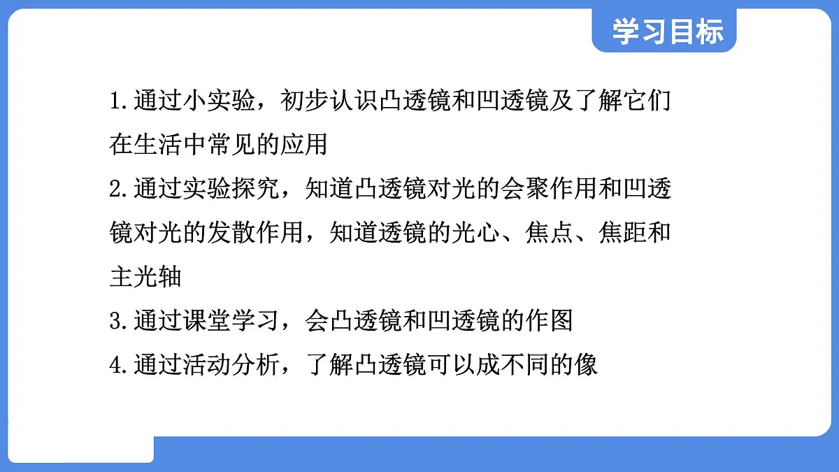 苏科版八年级物理上册 第三章 第二节 透镜(学习、上课课件)第2页