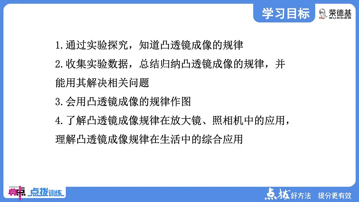 苏科版八年级物理上册 第三章 第三节 凸透镜成像的规律(学习、上课课件)第2页
