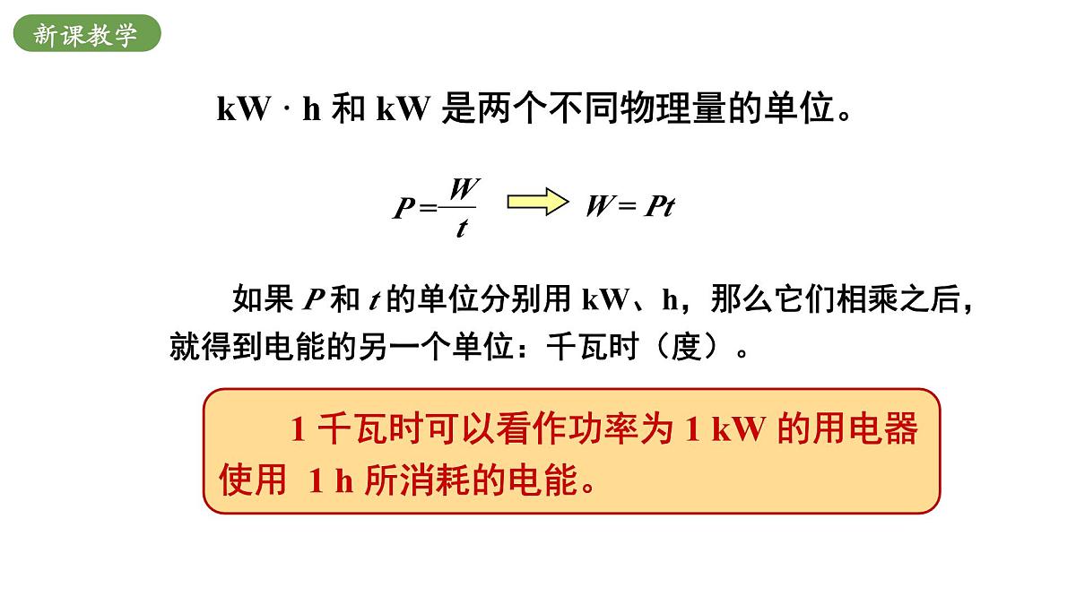 北师大版物理九年级全册 13.2《电功率》课件第8页