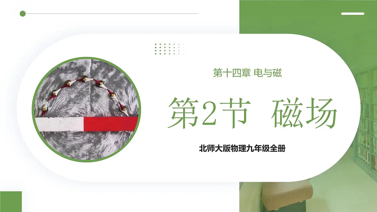 北师大版物理九年级全册 14.2《磁场》课件第1页
