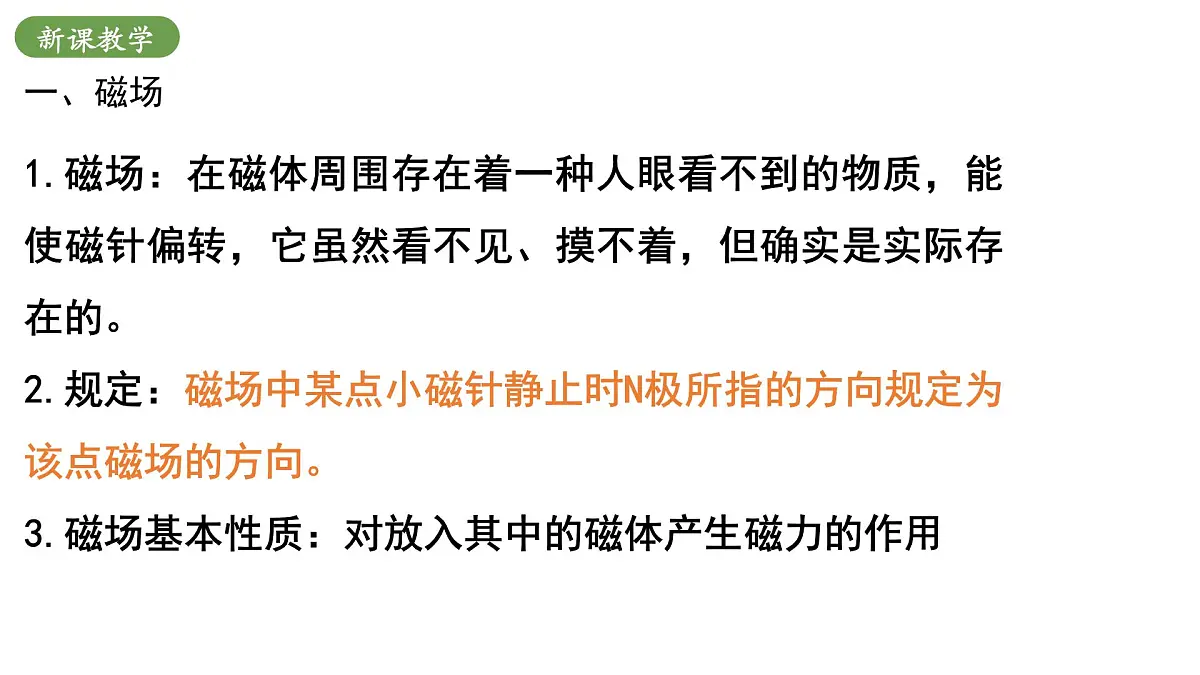 北师大版物理九年级全册 14.2《磁场》课件第5页