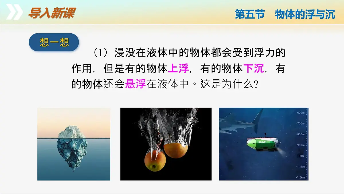 9.5+物体的浮与沉(教学课件)第2页