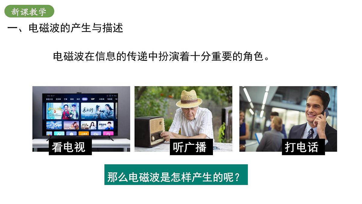 北师大版物理九年级全册 15.1《电磁波》课件第5页