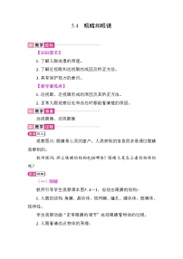 初中物理人教版（2024）八年级上册（2024）眼睛和眼镜教案
