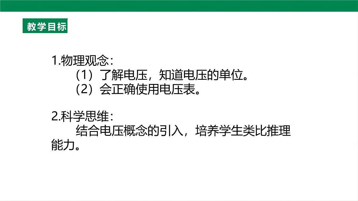 25秋人教八年级物理上册16.1 电压 课件第2页