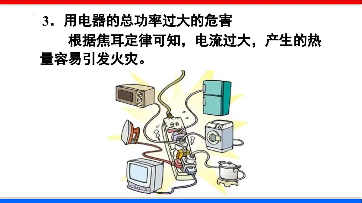 2025-2026学年人教九年级物理19.2 家庭电路中电流过大的原因 课件第6页