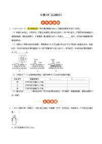 专题08 运动和力（河南专版）-5年（2021-2025）中考1年模拟物理真题分类汇编（含答案）