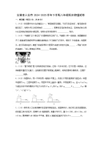 安徽省六安市2024-2025学年八年级下学期期末物理试题