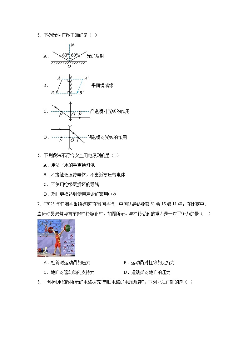 2025年山东省青岛市中考物理试题(附答案解析)第2页