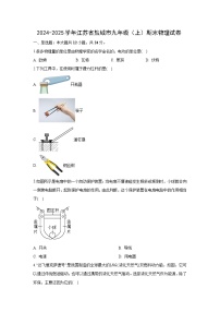 江苏省盐城市2024-2025学年九年级上学期期末考试物理试卷（解析版）