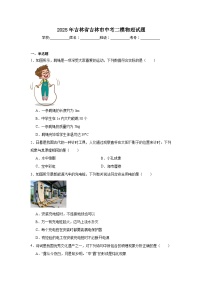 2025年吉林省吉林市中考二模物理试题（附答案解析）
