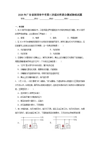 2025年广东省深圳市中考第三次适应性联合测试物理试题（附答案解析）